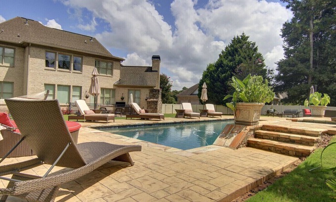 Lawrenceville House | The REZORT Ideal for Groups: Pool, Gym, Fire Pit, Game Room & More