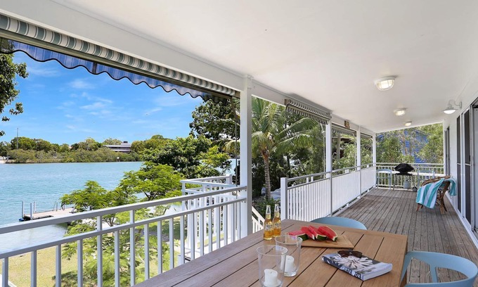 Noosa North Shore House | The Shore House - Waterfront Beach House Situated on Noosa North Shore