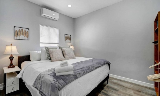 South el Monte House | The South El Monte Solitude: 2BR Retreat with Enchanting Patio, 55" TV, and Effortless Parking!