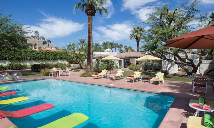 Old Las Palmas House | The Spanish Estate In Old Las Palmas Neighborhood! Private! Spectacular Mountain Views!