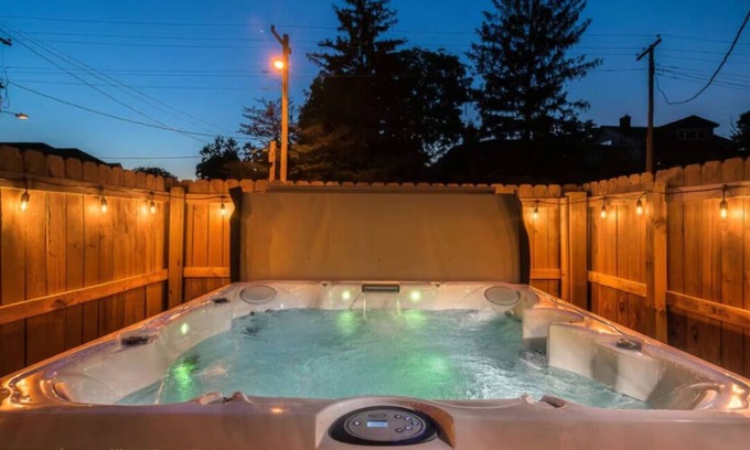 Bonnycastle House | The Stables ~ Hot Tub, Fire Pit & Games Steps From Bardstown Rd