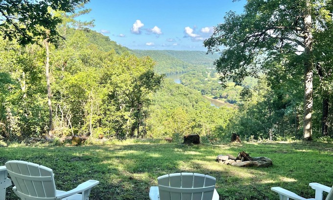 Mountain View Cottage | The Stone Cottage! Private with incredible views of the River and Mountains.