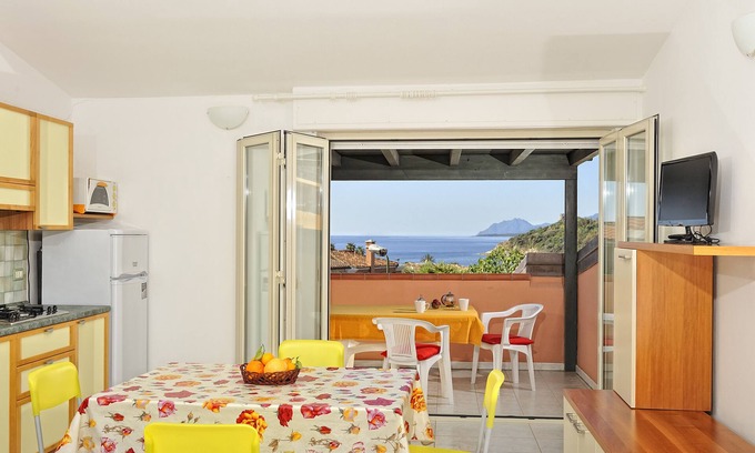 Arbatax House | "The Terraces by the Sea" house with a view of the bay