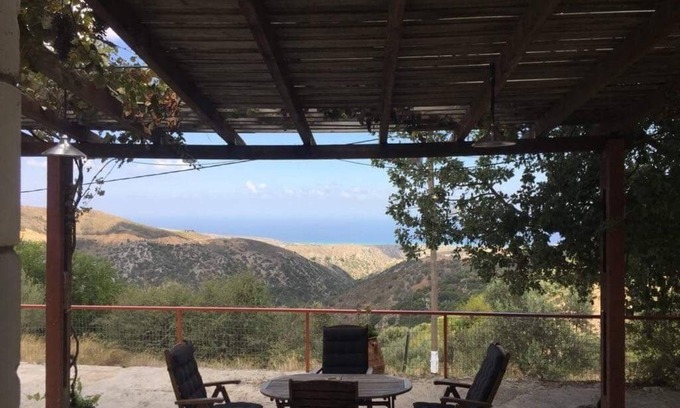 Rethymno House | The view of Mitato Charkia Villa