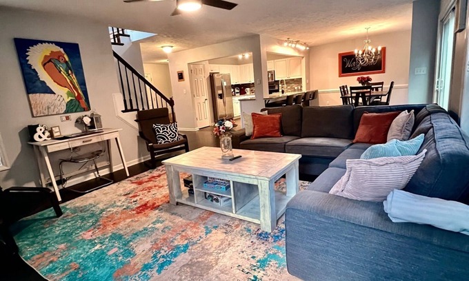 Pine Forest House | The Waypoint, 4BR/7Beds/2.5Bath Travel Themed Vacation Home adjacent to FT Bragg