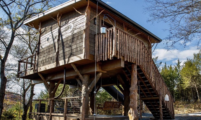Sevierville Cabin | ✨The World's First Interactive Treehouse Resort! Chasing Fireflies Treehouse✨