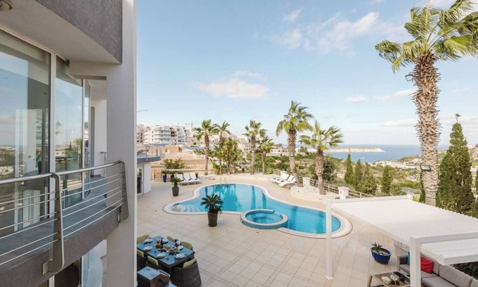 Mellieħa Heights Apartment | This apartment is a 2 bedroom(s), 1 bathrooms, located in Il-Mellieħa, null.