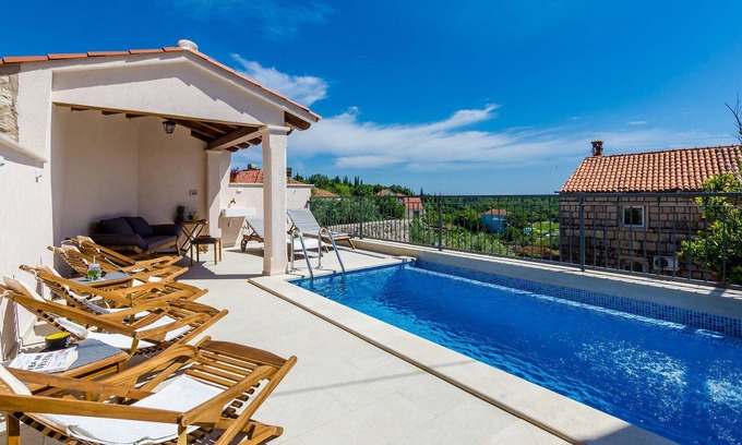 Mocici House | This beautiful vacation home with private pool is excellently furnished and is well suited for vacat
