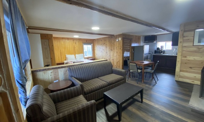 South Fork Cabin | This one bedroom cabin is for 2 and has 2 twin bed