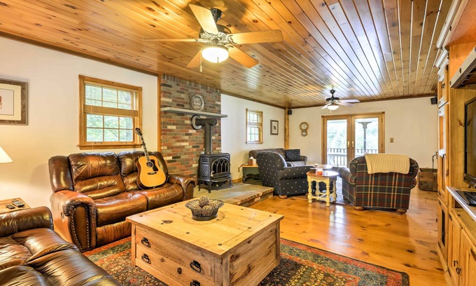 Thompson House | Thompson Home w/Deck + Pond, 8 Mi to Elk Mountain