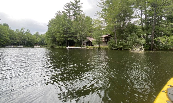 West Poland House | Thompson Lake Home at waters edge