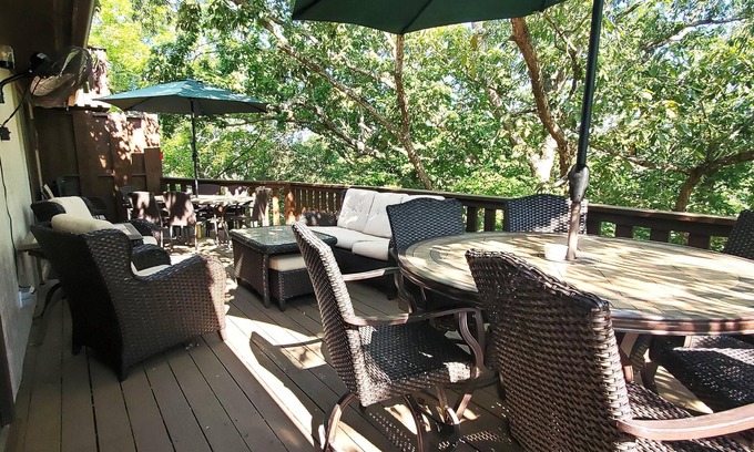 Holiday Island Condo | THREE BEDROOM,THREE BATH CONDO WITH HUGE DECK LOCATED ON THE ISLAND!