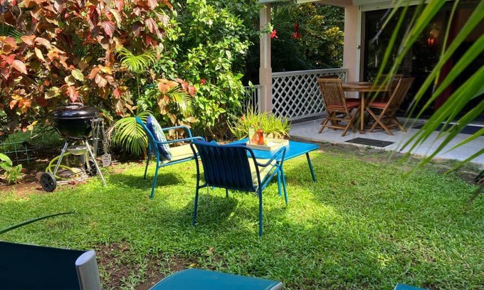 Trois-Ilets Apartment | Ti Colibri - 1ch - 4p - Plage 150m - Jardin privé