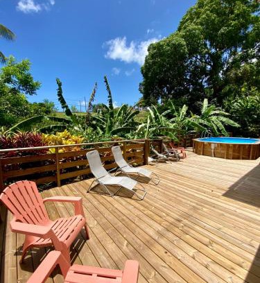 Sainte-Anne Apartment | Ti family nature gite location vacances Guadeloupe