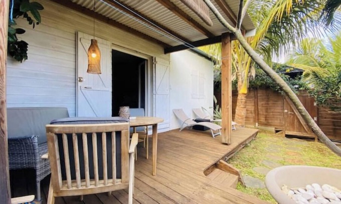 Carosse House | TI KAZ with SPA and nearby lagoon
