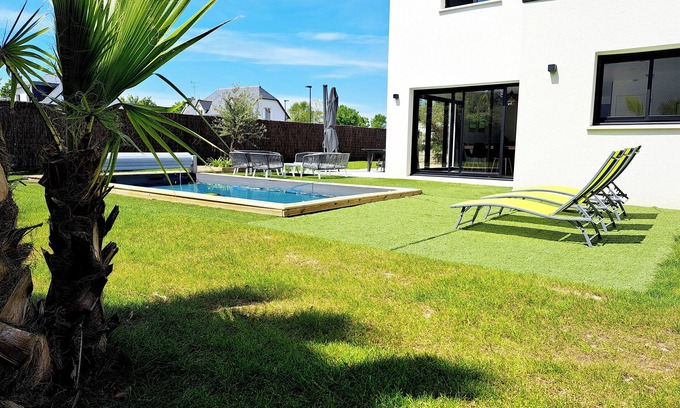 Beg-Meil House | TI Tevenn, Maison Avec Piscine à 300 m des Plages et des Commerces