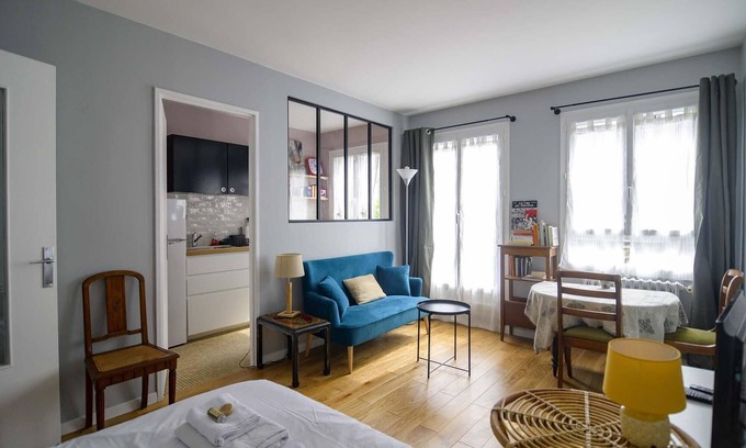 Butte-aux-Cailles Apartment | Tolbiac Studio Place d'Italie