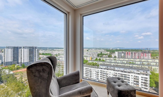 Przymorze Apartment | Top Floor z Widokiem na Morze by Downtown Apartments