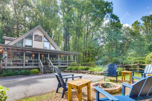 Maggie Valley House | Top of the Mountain Chalet in Maggie Valley!