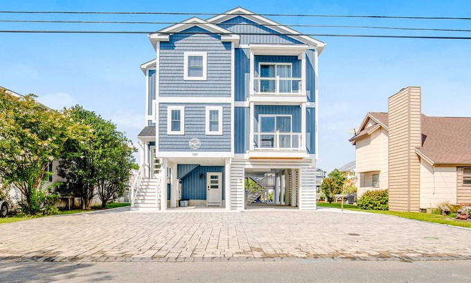 South Bethany Harbor House | Town of South Bethany canal-front home with dock & decks - two blocks to beach