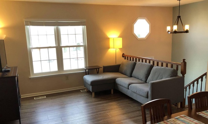 Frederick House | Townhome walking distance to downtown. Furnished for longer stays.