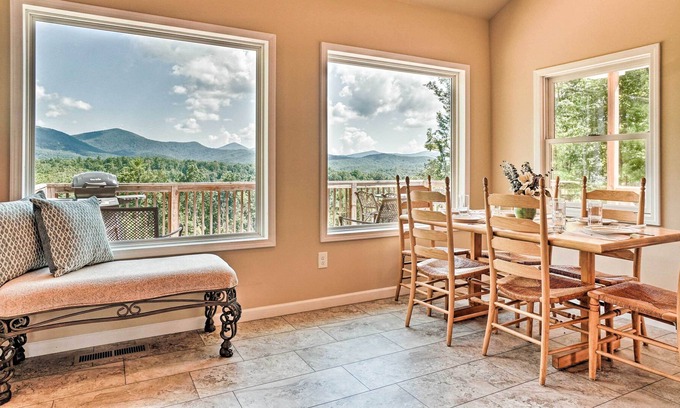 Dahlonega Cabin | Tranquil Cabin w/ Gorgeous Views & Fire Pit!