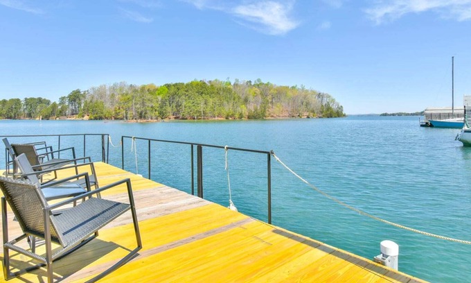 Flowery Branch House | Tranquil Retreat with Private Dock on Lake Lanier