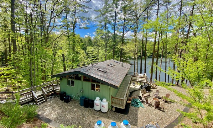 Lake Luzerne-Hadley House | Tranquil, Serene, and Picturesque home with 100 foot private beach