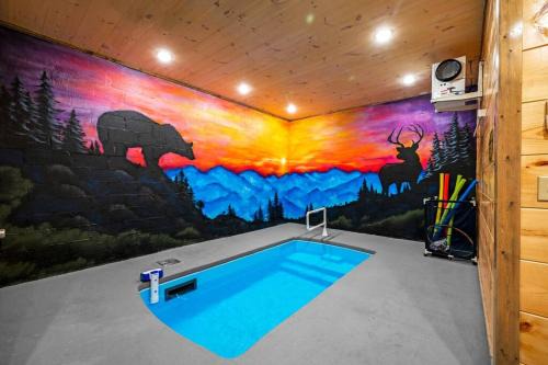 Sevierville House | Tranquility/Mountain Cabin/Indoor Pool/Hot Tub/Games/Views