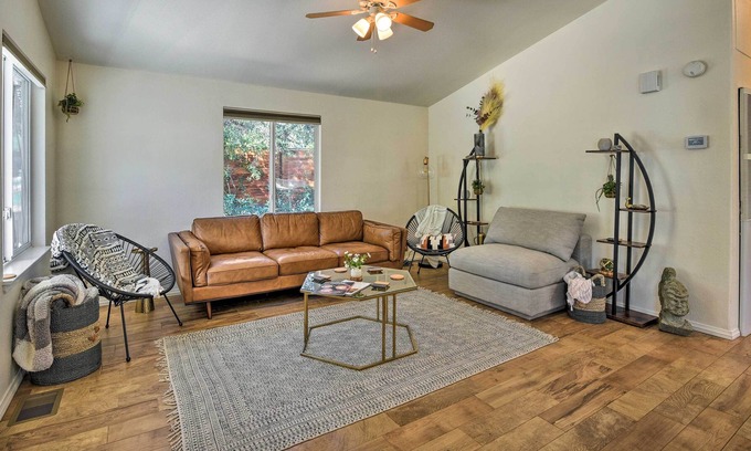 Ventura County House | Tree-Lined Santa Paula Home w/ Spacious Deck!