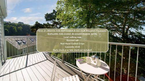 Lynmouth Apartment | Tree Top - Perfect Apartment For Relaxing Getaway, Balcony, Parking