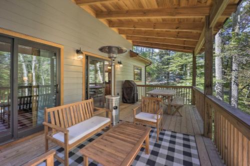 Boone House | Treetop Cabin with Hot Tub, Near Appalachian Ski