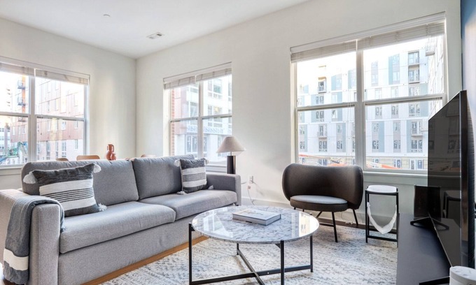 Cambridge Apartment | Trendy Cambridge Alewife 2BR w/W/D, Gym & Roof, nr T, by Blueground