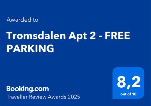 Tromsdalen Apartment | Tromsdalen Apt 2 - FREE PARKING