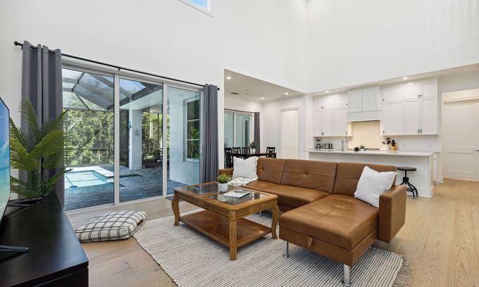 Fort Pierce House | Tropical Oasis w/New Pool, Games, & Outdoor BBQ!
