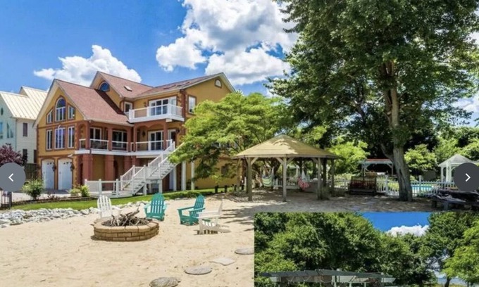 Fort Howard House | Truly Unique! Private Beach ~ Private Pool ~ 100' Dock ~ Outdoor Grill & Gazebo