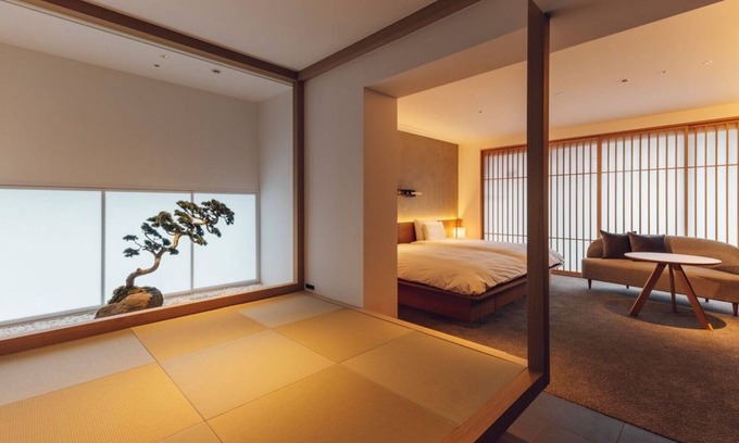 Karasuma Hotel | Tsuboniwa Suite Japanese and Western room | Sta/Kyoto Kyōto