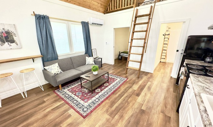 Albertville Cabin | Turkey Luxury Tiny Cabin on Lake with Bouncy House