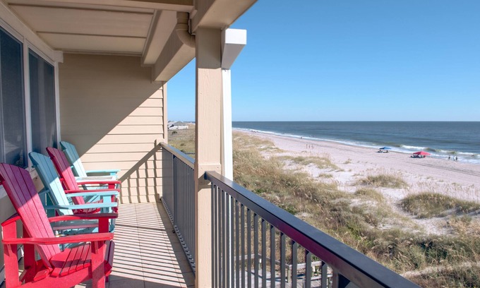 Ocean Cay Condo | Turtle Haven Amelia - Oceanfront, Huge Balcony, Top Floor Views, Steps To Beach