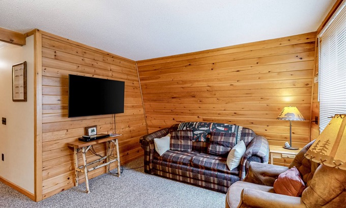 Greenville Apartment | Two cabins in one - lake-view duplex with a shared dock - dog-friendly