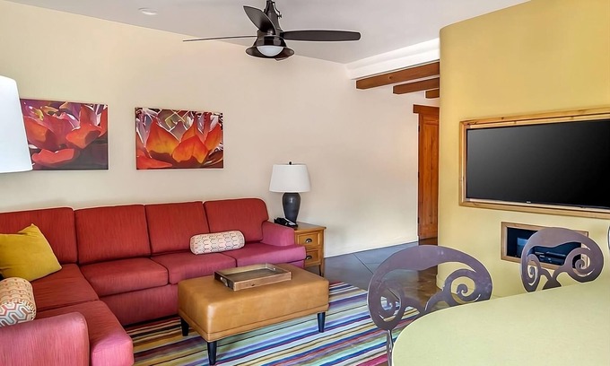 Palm Desert Apartment | Two Family-Friendly Hotel Room with Easy Access to Outdoor Swimming Pool