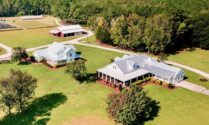 Charleston County House | Two Large, Modern Farmhouses at Salty Oak Farm