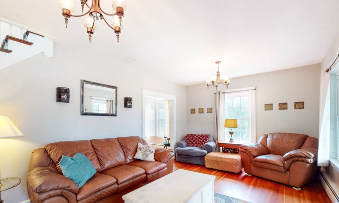Greenville Junction House | Two-Story Family/Dog-Friendly Home w/Free WiFi, Firepit, Private W/D, Gas Grill