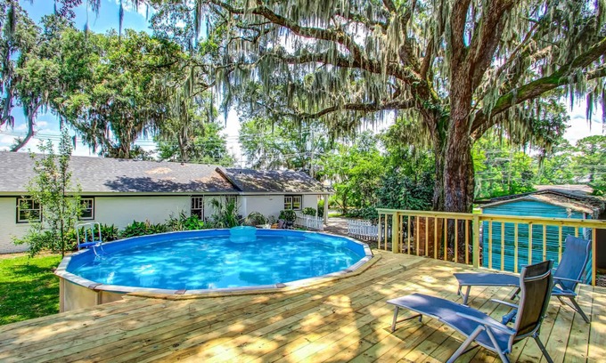 Thunderbolt House | Two Units w/Gazebo & Pool-Swanky Savannah Style