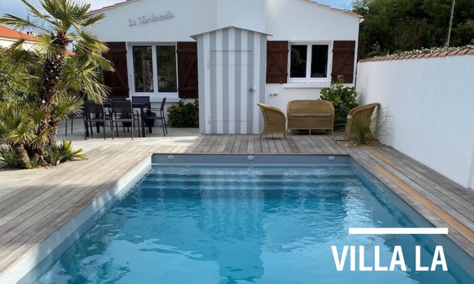 La Bree-les-Bains Villa | ☀️ Typical Oléron villa with heated pool, 5 minutes from the beach! 🌊