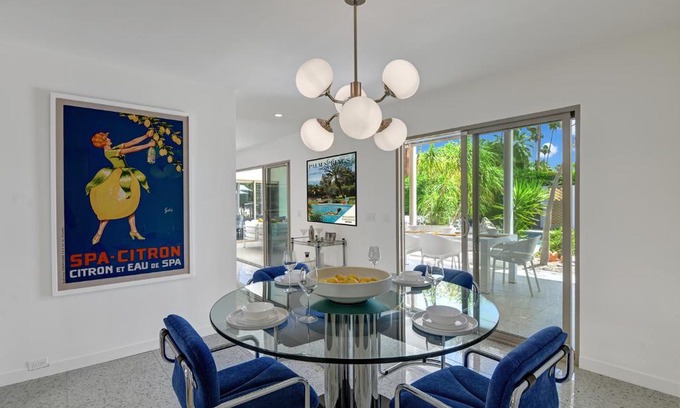 Deep Well Ranch House | Ultra-Chic LUXE Mid-Century Estate- Resort Like Pool, Spa, Firepit, Outdoor Kitchen 3BED/3BATH