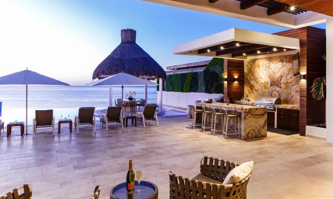 San Jose del Cabo Villa | Ultra Exclusive Beachfront Villa Just Steps from the Sand with Butler Included