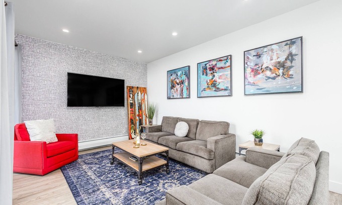 South Addition House | Ultra modern townhome with ocean views, fireplace, & W/D - dog-friendly