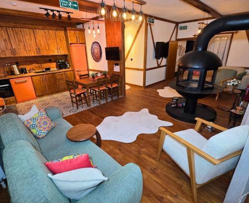 Osmangazi Ski Chalet | Uludag Zirve Garden - BBQ Jacuzzi