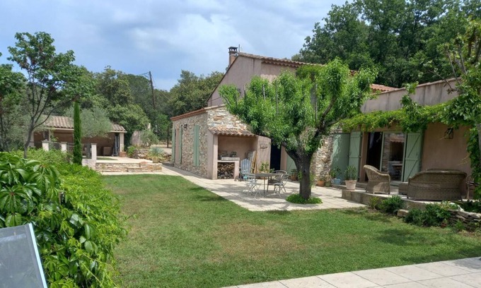 Cabasse House | Under the olive trees - Cabasse